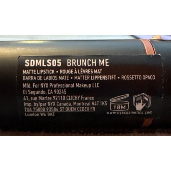 NYX Suede Matte Lipstick BRUNCH ME - Picture 2 of 4